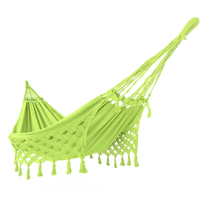 Rede de Descanso Intermediária Verde Limão - Varanda Escama