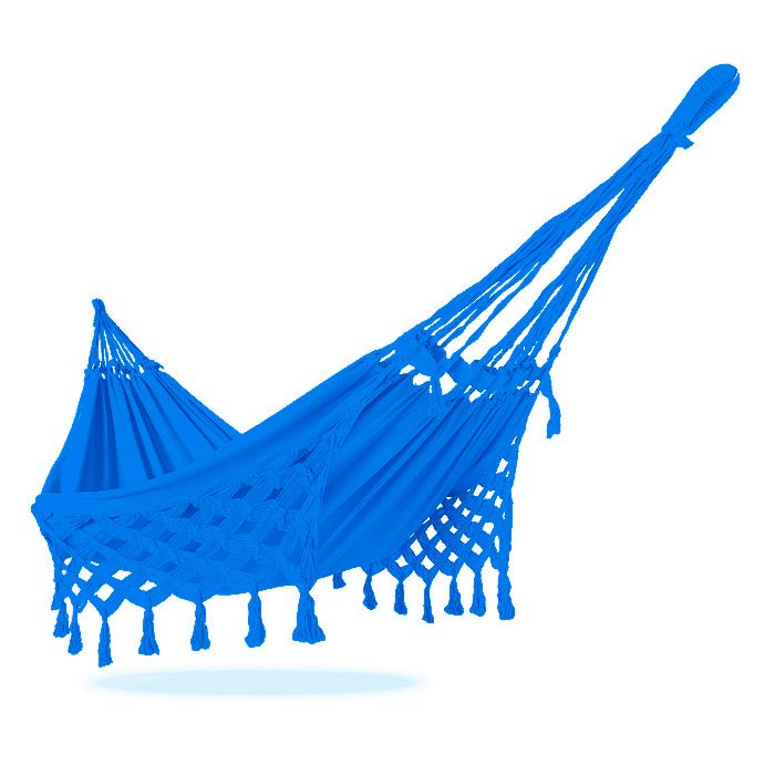 Rede de Descanso Intermediária Azul Piscina - Varanda Escama