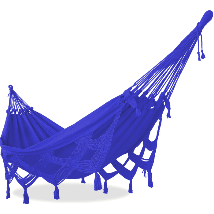 Rede de Descanso de Luxo Azul Caneta - Varanda Raia