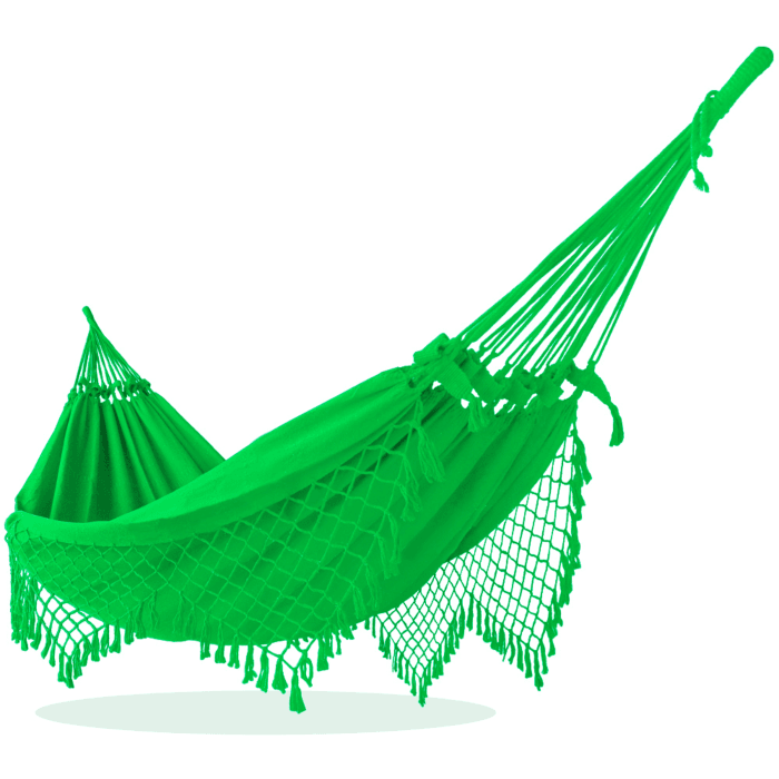 Rede de Descanso Simples Verde Bandeira
